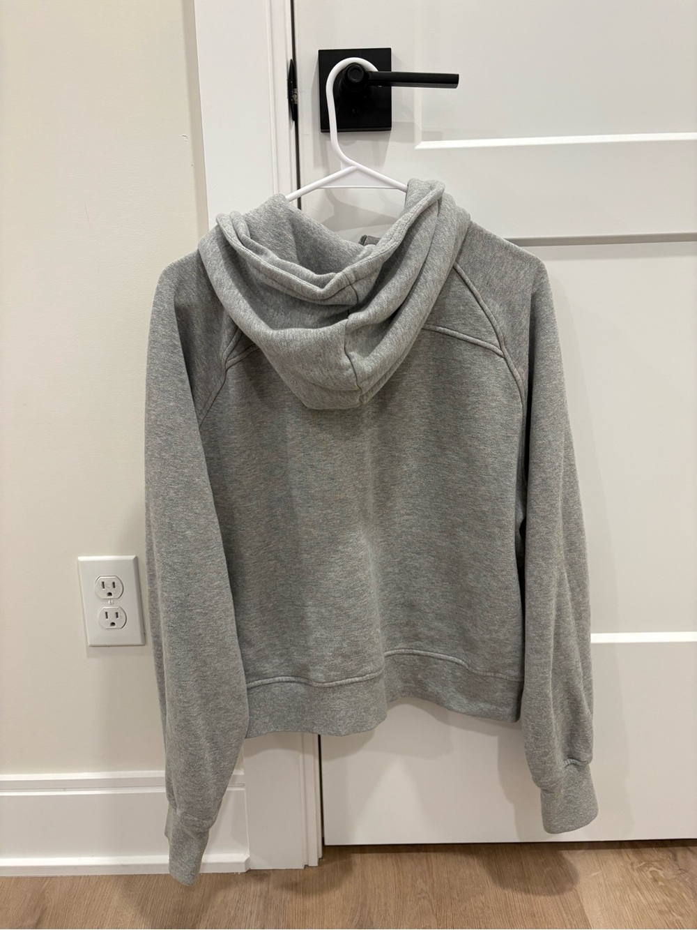 Quince Heavyweight Fleece Cropped Half Zip Hoodie Size Small - Picture 5 of 7